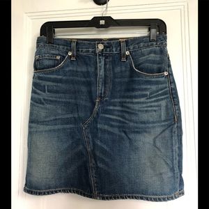 Rag & Bone denim skirt size 27